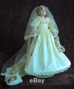 Vintage 1981 Original Lady Anne Princesse Diana Mariage Porcelaine 20 Poupée Euc