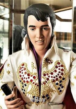 Vintage 1984 Elvis Presley Porcelaine Mondiale Doll # 9 De 750 Made! Belle Rare