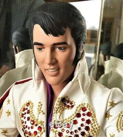 Vintage 1984 Elvis Presley Porcelaine Mondiale Doll # 9 De 750 Made! Belle Rare