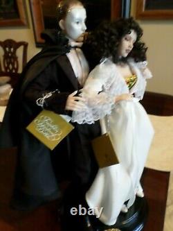 Vintage 1986 Franklin Mint Phantom Of The Opera Porcelaine Heirloom Dolls Nib