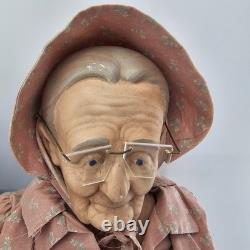 Vintage 1989 William Wallace Jr. 35 Poupées en porcelaine Grand-mère et Grand-père