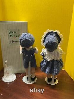 Vintage 1992 Porcelaine Effanbee Doll 15 Patsy Girl & Boy Mp 101 & 102 Le 5000