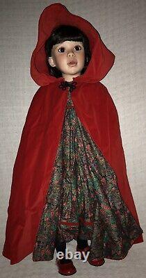 Vintage 1994 Virginia Turner Little Red Riding Hood Porcelain Doll Le #72/150