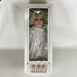 Vintage 3 Visage Porcelaine Baby Doll Rotating Head Happy Sleepy Weepy 21