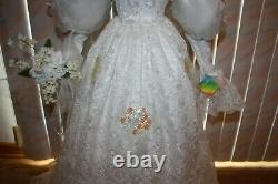 Vintage Ashley Belle Bride Doll Collector Item Grand 42 Pouces Excellent