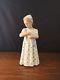 Vintage B & G Bing Grondahl Mary Fille Avec Poupée 1721 Porcelaine Danemark Figurine