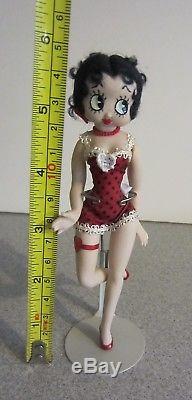 Vintage Betty Boop Poupée En Porcelaine Faite À La Main