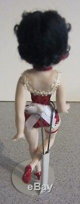 Vintage Betty Boop Poupée En Porcelaine Faite À La Main