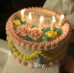 Vintage Bonne Birtday Amy Doll W Musicale Light Up Birthday Cake Gorham New Boxed