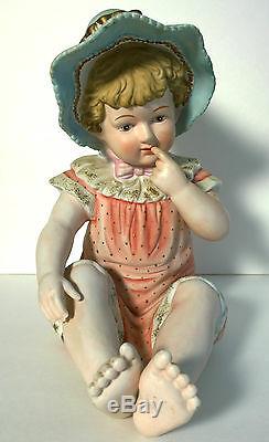 Vintage Ceramique Fille Piano Doll Andrea Par Sedek 6161 Porcelaine Figurine Statue