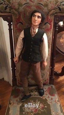 Vintage Edna Daly Fait À La Main Colonial Victorian Style Gentleman Doll