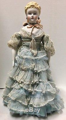 Vintage Emma Clear 17 Parian Doll Sally Chine Boucles D'oreilles 1947 Gorgeous