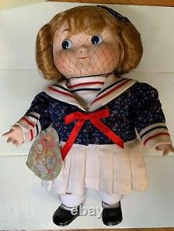 Vintage Global Art Dolly Dingle Poupées Googly Eye Sailor Girl # 901180 Nib