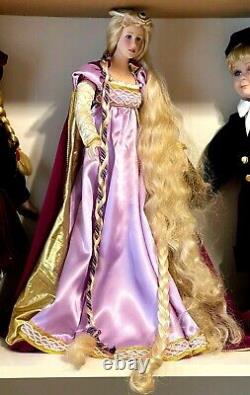 Vintage Heirloom Rapunzel Doll Gerda Neubacher Coa Porcelaine 19