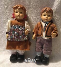 Vintage Hummel Goebel Hansel & Gretel Porcelaine Doll Figures Par Oumlet