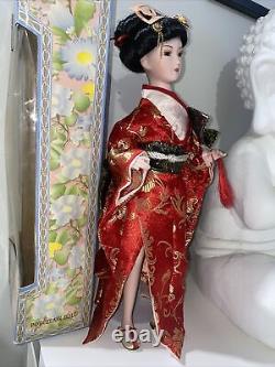 Vintage Japonais 17 Geshia Porcelaine Doll Rare