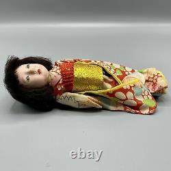 Vintage Japonais Ichimatsu 10 Poupée De Porcelaine Fille Avec Kimono