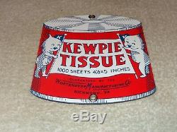 Vintage Kewpie Doll Tissu 6 Papier Estampés Métal Porcelaine Gaz Huile Poupées Signe