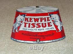 Vintage Kewpie Doll Tissu 6 Papier Estampés Métal Porcelaine Gaz Huile Poupées Signe