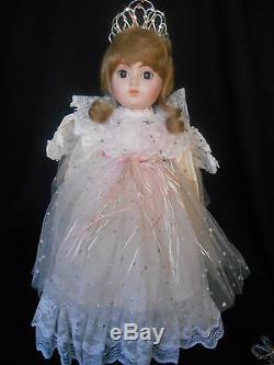 Vintage Mais Nouveau 1986 Gorham Doll Fleur The Fairy Princess Nib Musical