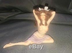Vintage Miniature Artisan Bisque Nude Bathing Beauty Poupée Figurine Jean Pardina