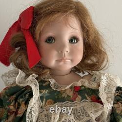 Vintage OOAK Dianna Effner poupée d'artiste Kayla Expressions 1995 en porcelaine intégrale de 24 pouces