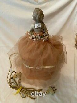 Vintage Porcelaine Demi Doll Lampe Lady Boudoir Lampe Antique