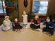Vintage Porcelaine Doll Lot De 5, Jenny Lundy & Julia Good Kruger, Excellent Cond