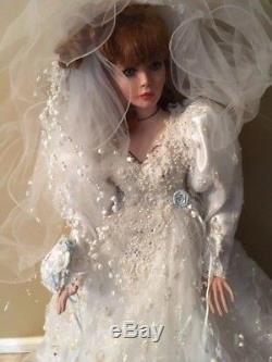 Vintage Rustie Bridal Doll 1999 149 Of 2000 Robe De Mariée Rare Bride 34 Limited