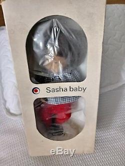 Vintage Sasha Baby Doll Brunette White Bird 508 Box & Scellé