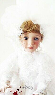 Vintage Stephanie 28 Dans Victorian Full Body Porcelain Doll Janis Berard Kais Nouveau