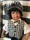 Vtg Master Piece Gallery Porcelaine Noire Doll &Eacute;dition Limit&eacute;e Chester