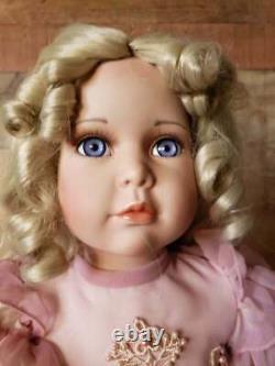 William Tung Lacey 26 Artist Doll Vintage Collectionnable Long Blond Cheveux Pink Gown
