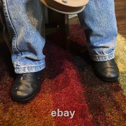 William Wallace Jr. Grand-mère et Grand-père 34 poupées en porcelaine avec banc en bois